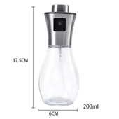 BUFFER® Çok Amaçlı Spreyli Sızdırmaz Cam Şişe Yağdanlık Limon Sirke Sos Püskürtücü Dağıtıcı Sprey - 4