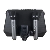 Shile Sl-3a İki El Mikrofonlu Kumandalı Usb/sd/bt Portatif Hoparlör - 1