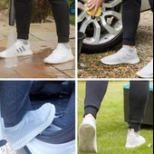 Silikon Ayakkabı Kılıfı Kaymaz Su Kir Geçirmez M Beden Siyah (5250) - 5