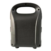 Tutmalı Mini Hoparlör Işıklı Taşınabilir Bluetooth Wireless Radyolu Sd Kart ve USB Girişli Hoparlör - 2