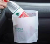 Pratik Su Geçirmez Oto Araba Çöp Poşeti Yapışkanlı 20 Adet (5250) - 1