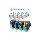 Lexmark CX310N Muadil Toner 4 Renk Set thumbnail 1