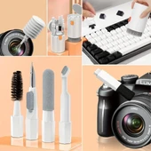 BUFFER® 20 Parça Çok Fonksiyonlu Bilgisayar Temizleme Seti Klavye Cep Telefonu Kablosuz Kulaklık Temizleme Kalemi Toz Alma Multi Temizlik Kiti 20in1 - 2