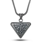 Gümüş Muhammed Yazılı Cevşen Kolye SL12512 thumbnail 2