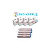 Oki 5650/5750/5850/5950/MC560 Muadil Toner (43865741 ) Sarı thumbnail 1