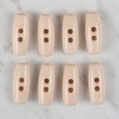 Loren Crafts pudra pembe 8 li çoban düğmesi - 69 thumbnail 2