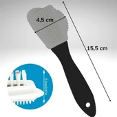 BUFFER® Çift Taraflı Pratik Taşınabilir Süet Nubuk Deri Çizme Bot Ayakkabı Temizleme Bakım Fırçası - 8