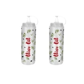 BUFFER® Şeffaf Kapaklı Sızdırmaz Yağlık Sosluk Şişesi Plastik Yağdanlık Master Chef AP-9471 - 5