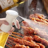 BUFFER®  Çok Amaçlı Cam Şişe Püskürtmeli Dağıtıcı Yağdanlık Limonluk Sirke Sosluk Spreyi Beyaz - 3