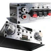 Magicvoice Yw-191l 12 Volt 100 Watt Motosiklet Bluetooth Amfi Usb/sd 2 Kanal Pazarcı - Anfi (125x95x40mm) - 2