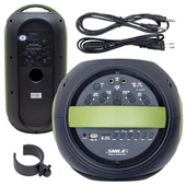 Shile Sl-2019a El Mikrofonlu-kumandalı Usb/sd/bt Işıklı Taşınabilir Şarjlı Seyyar Anfi - 2