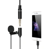 Powermaster Jh-041-a Cep Telefonu İçin Ligthning Girişli Youtuber Yaka Mikrofonu thumbnail 2
