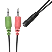 Jopus  3.5mm Myriad Mikrofon Kulaklık Ayirici Y Kablo AUX Kablosu JO-AC01 - 5