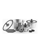 Leggno Cookvision N1058SET10 10 Parça Çelik Tencere Seti - 1