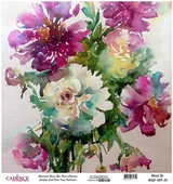 Sulu Boya Çiçek Pirinç Dekopaj Kağıdı - WFC-028 - 1