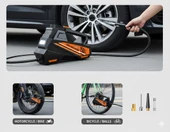 Premium Dijital hava kompresörü(Çakmaklık) 150 PSI Ayarlanabilir basınç ve Aydınlatma - 3