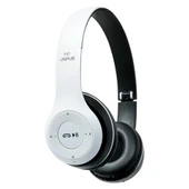 Jopus P47 Kablosuz Kulaküstü Bluetooth Kulaklık Mikrofonlu Micro SD Kart Okuyuculu - 2