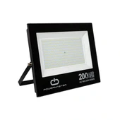 Powermaster Pm-22583 200 Watt - 220 Volt Beyaz 6500k Ip66 120* Işık Açısı Siyah Slim Kasa Led Projektör - 1