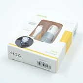 Jopus Type-C Araç Çakmaklık Şarjı Çift USB Çıkışlı 3.0A Hızlı Şarj JO-A6 Jwix 2in1 3100 mAh - 1