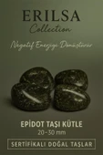 Sertifikalı Epidot Taşı Kütle 20–30 mm – Negatif Enerjiyi Dönüştüren Doğal Taş - 1