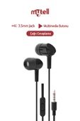 Mytell Mikrofonlu Kulaklık 3,5 mm Silikonlu Acordion X70 Universal - 5