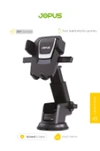 Jopus Araç İçi 360° Dönebilen Cama ve Göğüse Yapışan Vantuzlu Telefon Tutucu JO-AT122 - 2