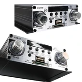 Magicvoice Yw-191l 12 Volt 100 Watt Motosiklet Bluetooth Amfi Usb/sd 2 Kanal Pazarcı - Anfi (125x95x40mm) - 3