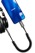 Zinco Type-C Kumaş Spiralli AUX Kablosu Simex SA-01 - 3