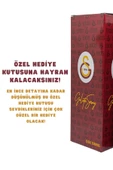 Galatasaray 500ml Lisanslı Çift Katlı Paslanmaz Çelik Termos 8 Saat Sıcak Soğuk Hediye Kutulu Siyah - 4
