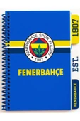 Fenerbahçe Lisanslı Spiralli Planlayıcı Bloknot Ayraçlı Karton Kapak ve 6'Lı Kırtasiye Seti+Sezgist thumbnail 3