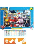 Ks Games Super Wings Frame Puzzle/Yapboz 24 Parça 3+ Yaş ve Sezgi Store Cetvel - 1