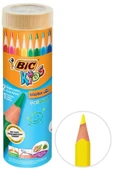 Bic Kids Evolution 958192 Üçgen Jumbo Boya Kalemi 12+1'li Metal Tüp - 1
