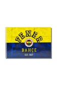 Fenerbahçe 17x24 15 Yaprak Karton Kapak Spiralli Resim Defteri 3 Adet - 4