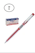 Pensan 6405 My-kıng Jel Metal Klips Kalem Kırmızı 0,5mm 12'li - 1