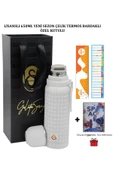 Galatasaray Lisanslı 650ML Yeni Sezon Çelik Termos Bardaklı Özel Kutusunda ve Not Defterimiz Hediye+Sezgistore C - 1