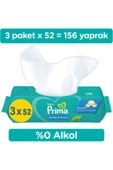 Prima Islak Havlu Mendil Temiz Ve Ferah (BİTKİ BAZLI) 6 Lı Set (2PK*3) 312 Yaprak thumbnail 3