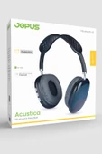Jopus Mikrofonlu Ses Seviyesi,Arama,Şarkı Değiştirme Kontrol  Düğmeli Bluetooth Kablosuz Kulaklık Acustica thumbnail 2