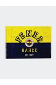 Fenerbahçe 17x24 15 Yaprak Karton Kapak Spiralli Resim Defteri - 1
