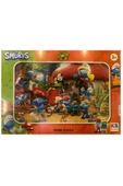 Ks Games The Sumurfs/Şirinler Frame Puzzle/Yapboz 24 Parça 3+ Yaş ve Sezgi Store Cetvel - 2