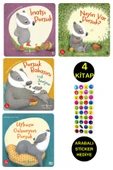 EMOJİLİ  STİCKER HEDİYE  - OKUL ÖNCESİ RESİMLİ KİTAPLAR  -  PORSUK SERİSİ  - 4 KİTAP thumbnail 1