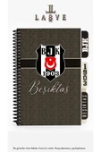 Beşiktaş LİSANSLI YENİ SEZON SPİRALLİ PLANLAYICI BLOKNOT AYRACLI KARTON KAPAK - 1