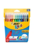 Bic Keçeli Boya Kalemi Kids Couleur Yıkanabilir 12 Renk 920293 - 1