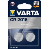Varta Cr 2016 3 Volt Lityum Pil (2'li Paket) - 1