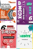 Günay Yayınları 2024 Güncel 6. Sınıf Sosyal Bilgiler Bumerang Zoom Soru Bankası Ve 32 Haftalık Deneme Seti thumbnail 1