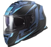 Storm Racer Mat Mavi Kask - 1
