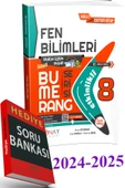 Günay Yayınları 2024 2025 LGS 8. Sınıf Bumerang Fen Bilimleri Konu Anlatımlı Soru Bankası (Soru Bankası Hediyeli) - 1