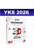 3D Yayınları 2026 Tyt Matematik Video Destekli Defter - 1