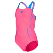 Arena Poseidonia Pro Back Çocuk Pembe Yüzücü Mayo 009005980 - 1