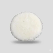 Koyun Postu Pedi Ø 125 mm + Cırt Taban + M14 Pasta Cila Polisaj Kuzu Postu Yünü Keçesi ( 3'lü Set) thumbnail 9