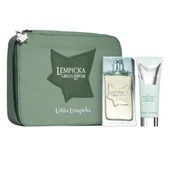 Lolita Lempicka Green Lover EDT 100 ml + 75 ml Parfumed After Shave Gel Erkek Parfüm Seti thumbnail 4